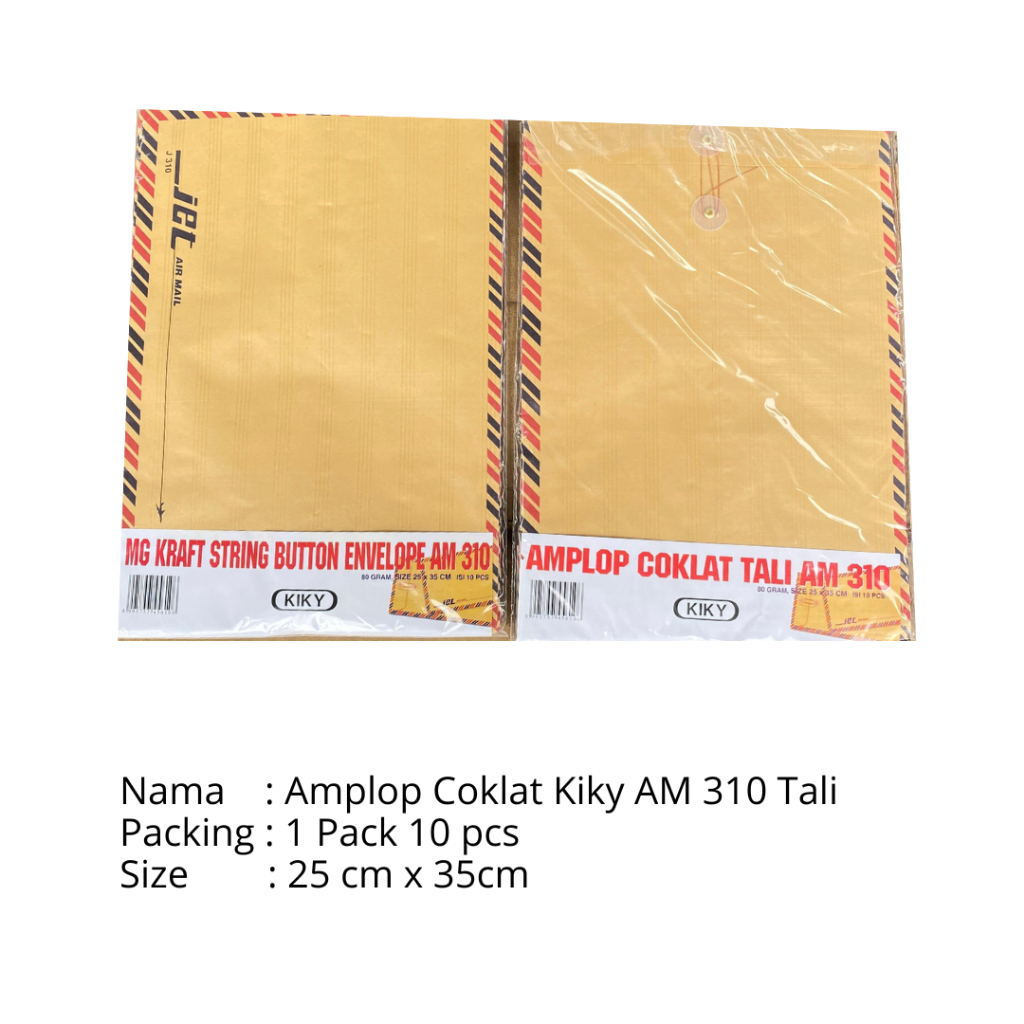 

Amplop Coklat Kiky AM 310 Tali