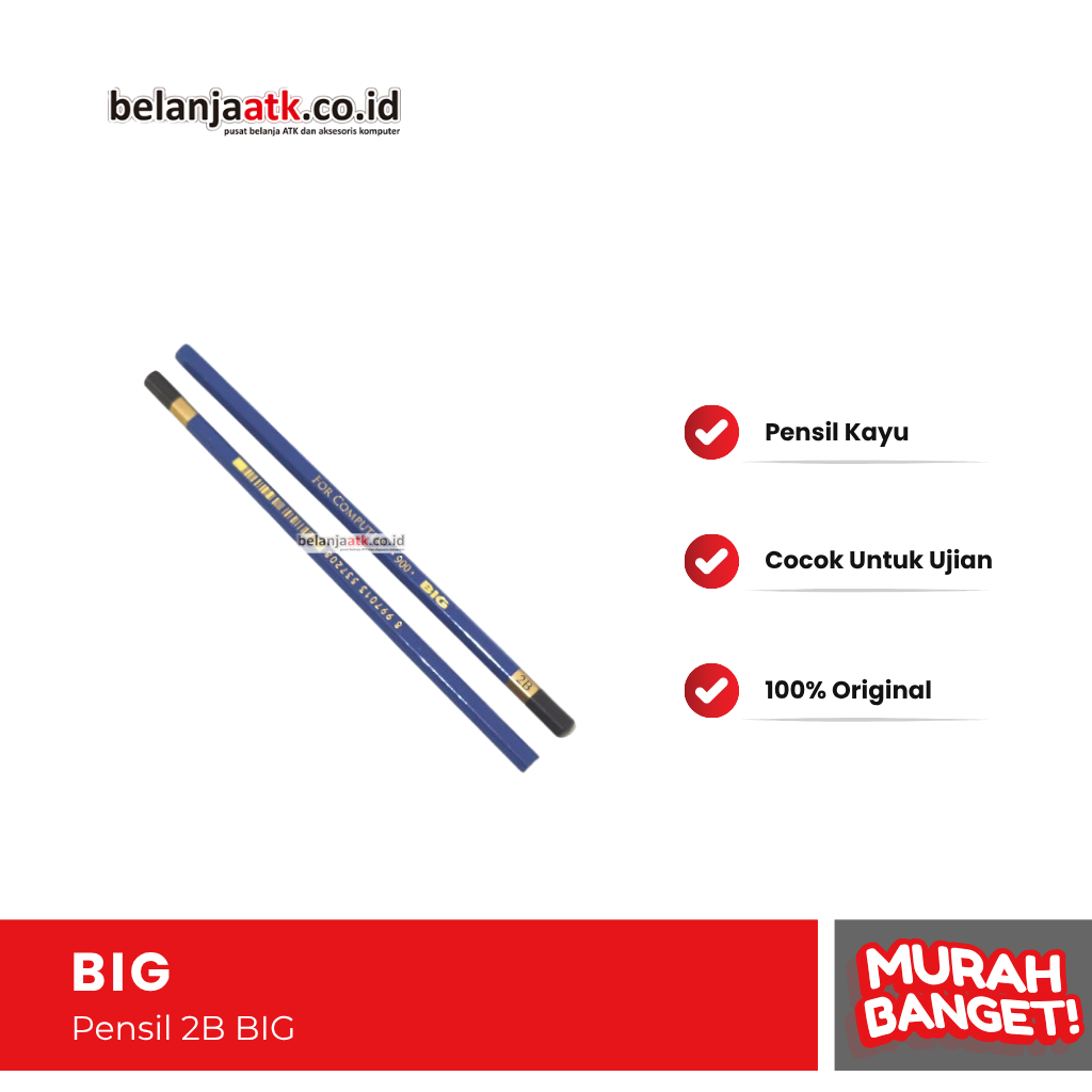 

Pensil 2B BIG / Pensil Kayu