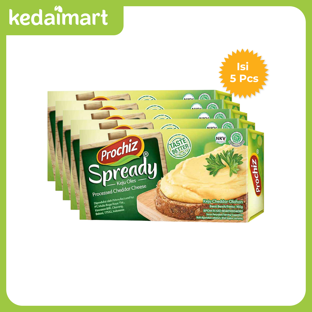 

Prochiz Keju Spready 160 Gram X 5 Pcs