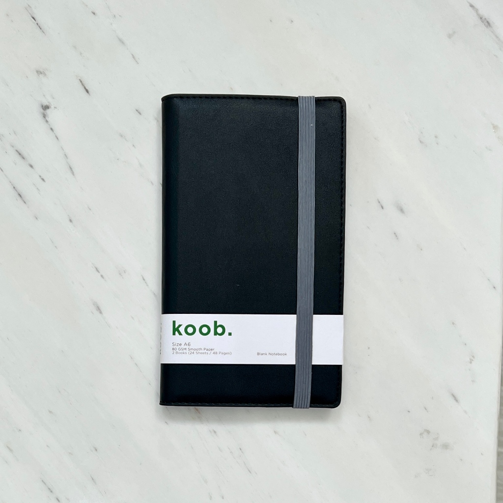 

A603D Koob. Softcover Notebook A6+ Buku Tulis Polos Blank Detachable