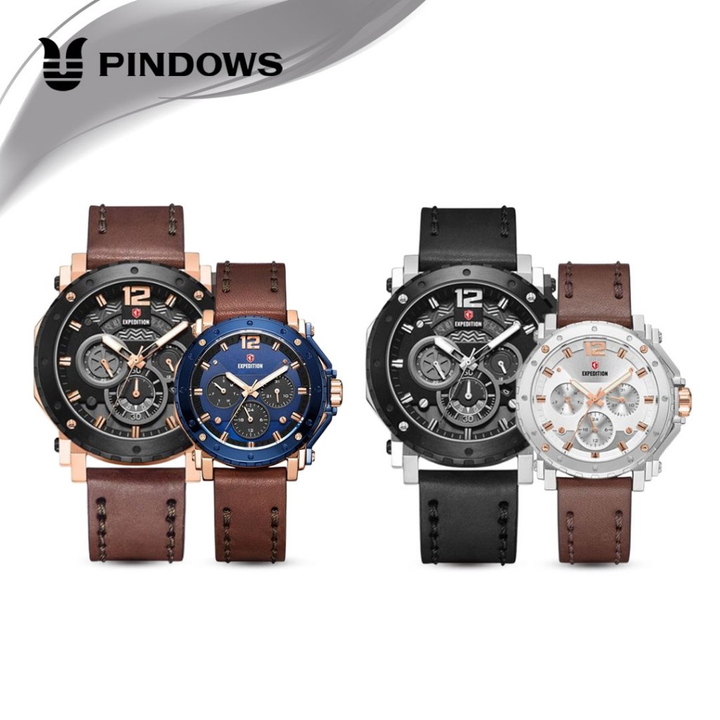 ORIGINAL Jam Tangan Pria dan Wanita Expedition E 6402 E6402 EXP 6402 E 6381 E6381 Garansi Resmi 1 Ta