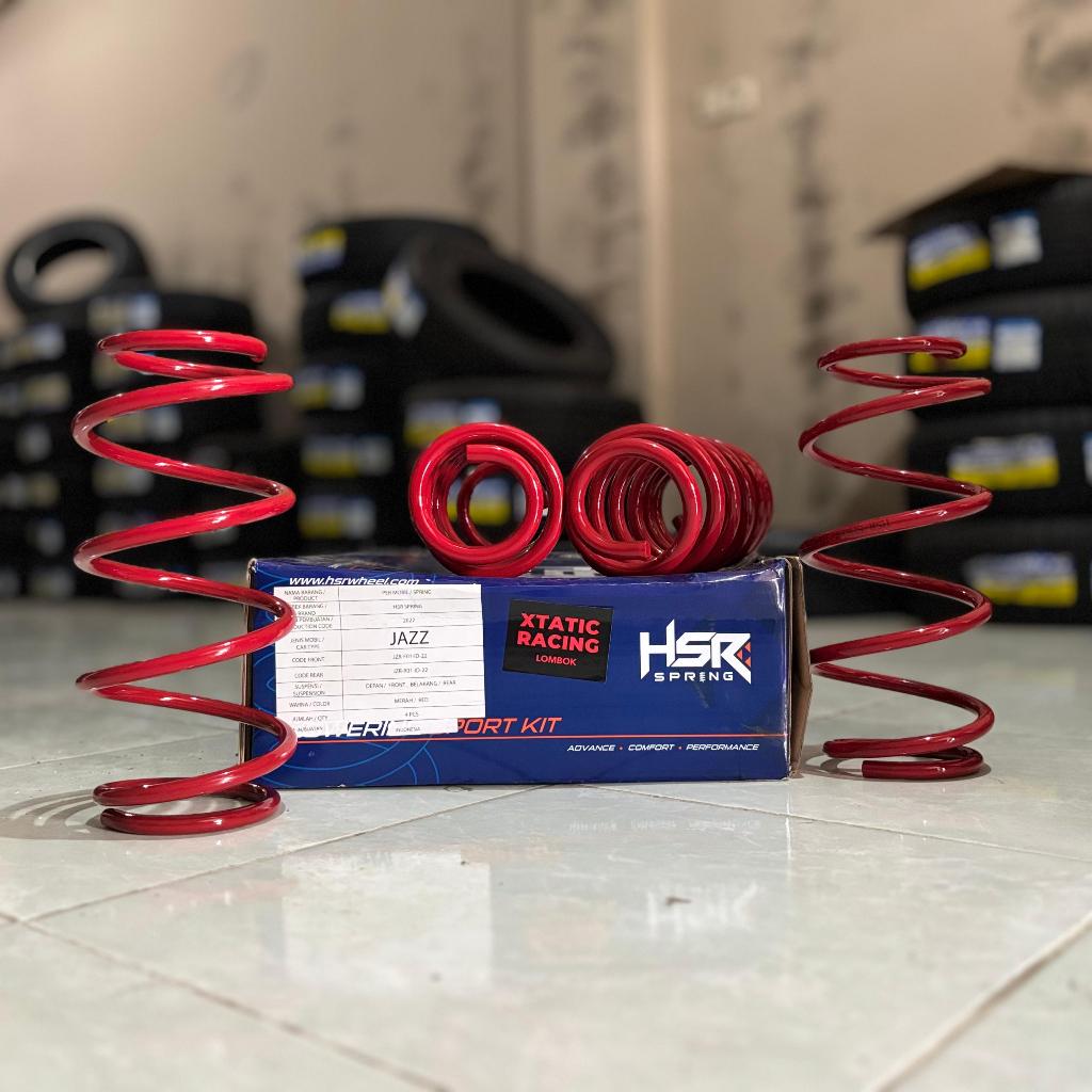 LOWERING KIT HSR RED HONDA JAZZ RS 2007-2018