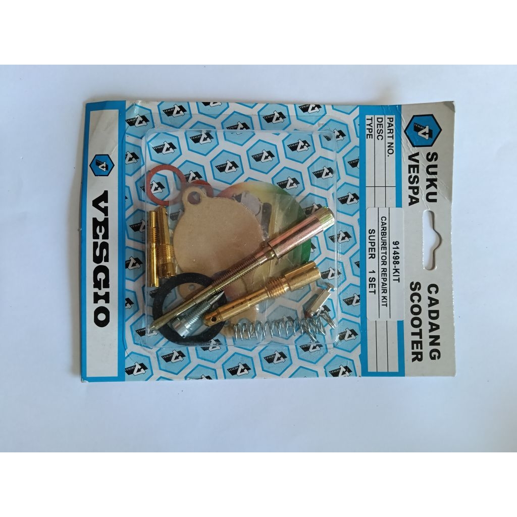 reparkit spuyer karburator vespa super
