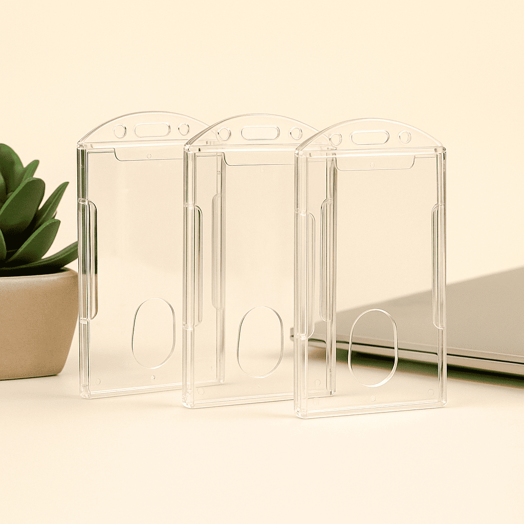 

Bening Transparent ID Card Holder for Portrait Photo - Casing Tempat ID Card