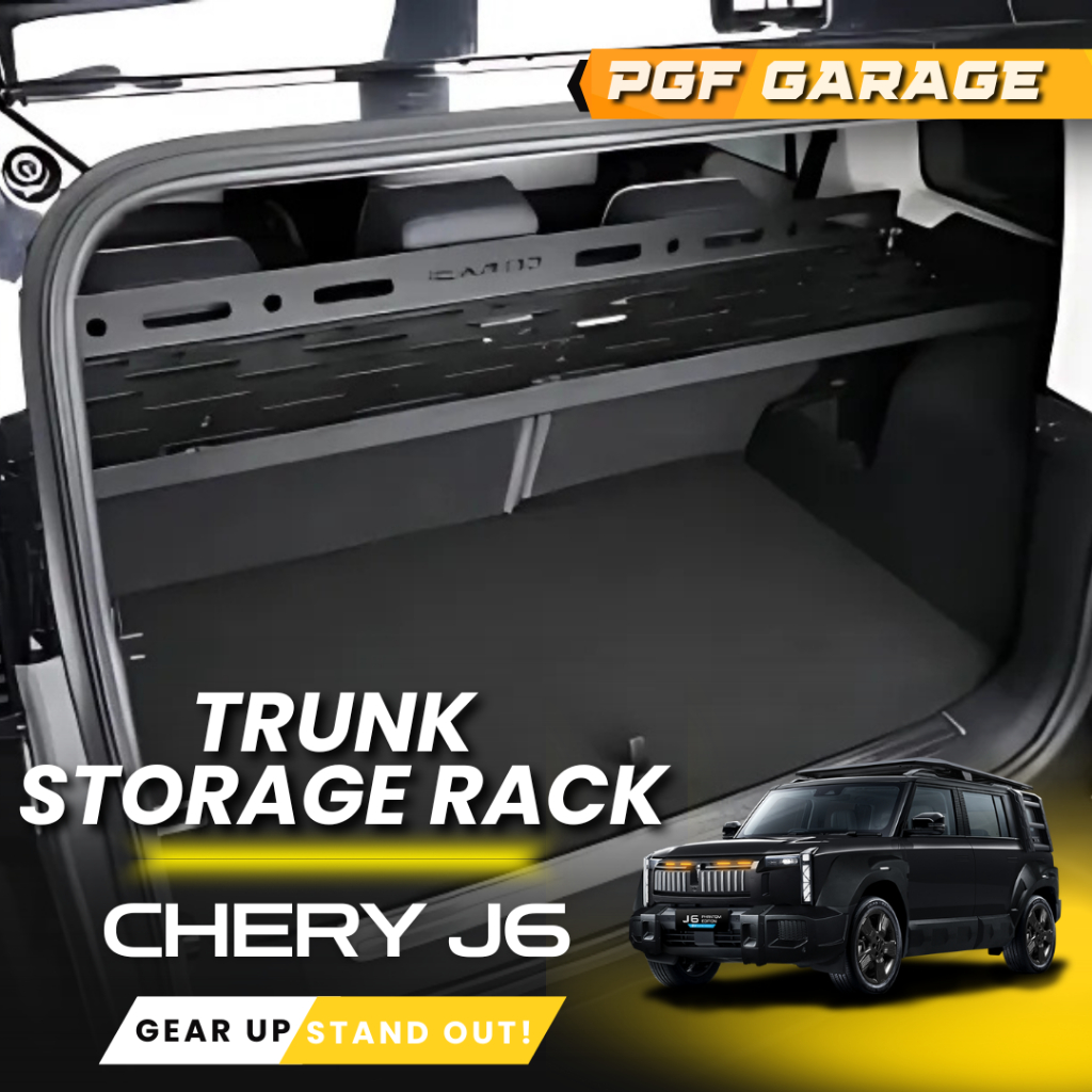 Chery J6 Trunk Storage Rack / Trunk Storage Rack Chery J6 / Chery J6 Rak Penyimpanan Bagasi / Penyim