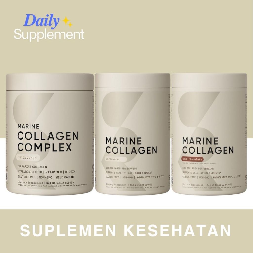 SR Sports Research Marine Collagen Peptides Powder & Collagen Complex