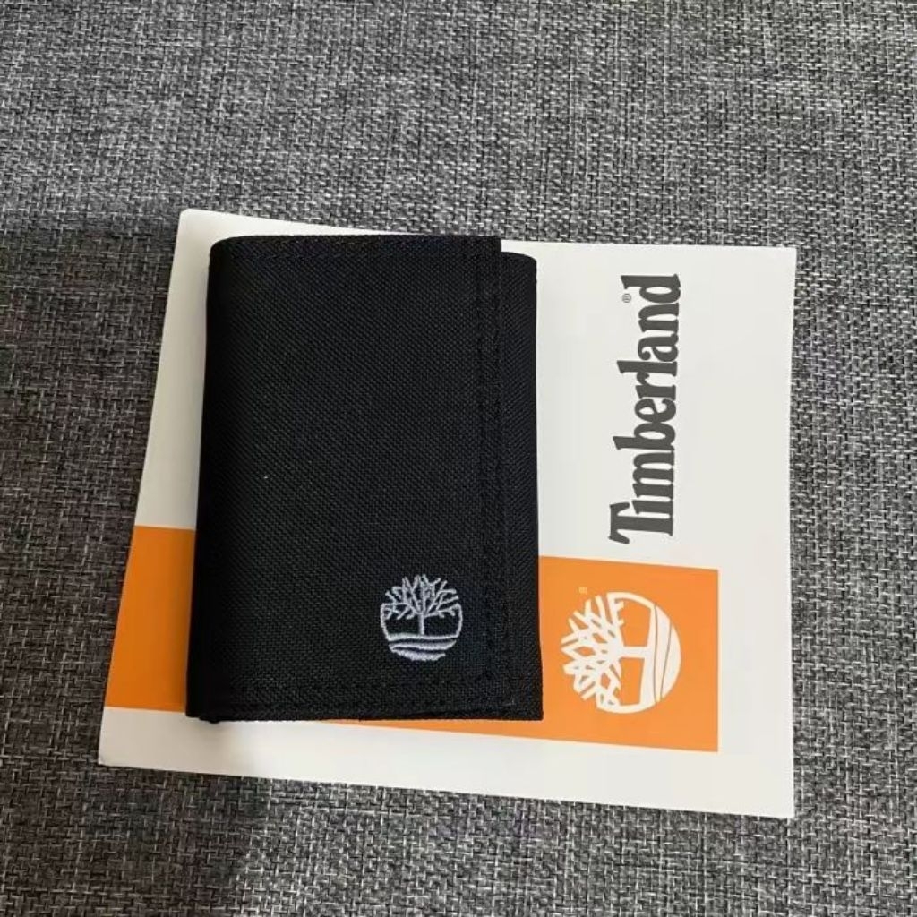 Timberland Canvas Trifold Wallet 100% Original