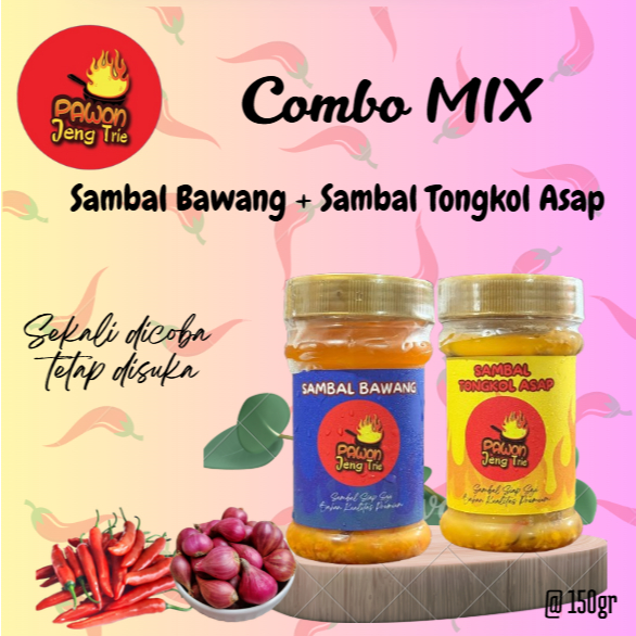 

Pawon Jeng Trie Combo Mix Sambal Bawang + Tongkol Asap