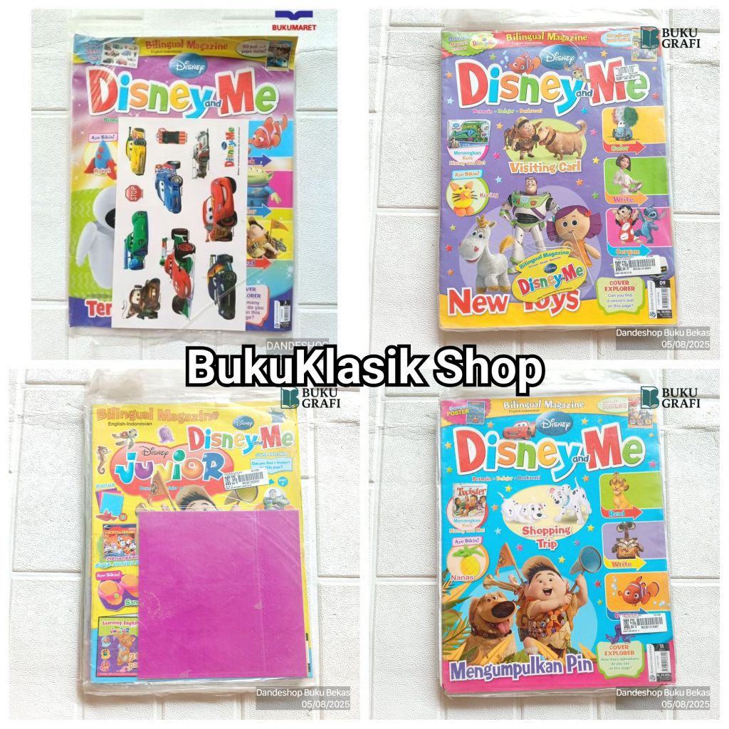 Majalah Disney & Me (Junior) - Bilingual Magazine Anak