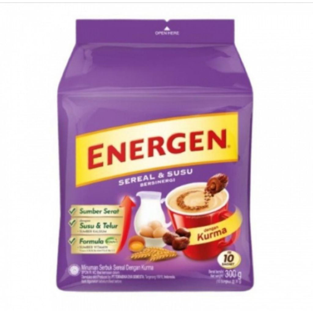 

Energen Minuman Sereal Kurma 10 x 30g