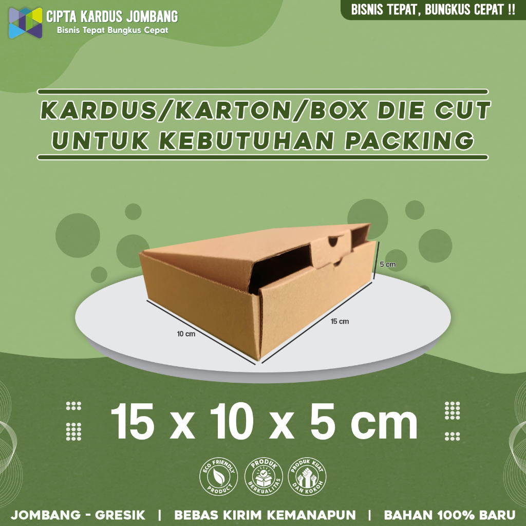 

Kardus Die Cut 15x10x5 | Box Hampers | Karton Packing