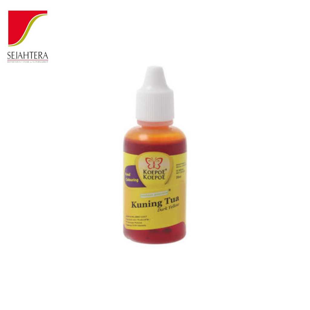 

KOEPOE-KOEPOE PEWARNA KNG TUA 30ml KUNING TUA PEWARNA BAHAN KUE/PEWARNA MAKANAN