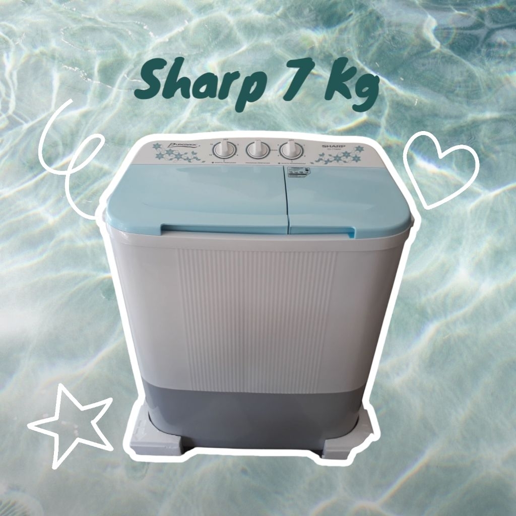 Mesin Cuci Sharp 2 Tabung 7 Kg