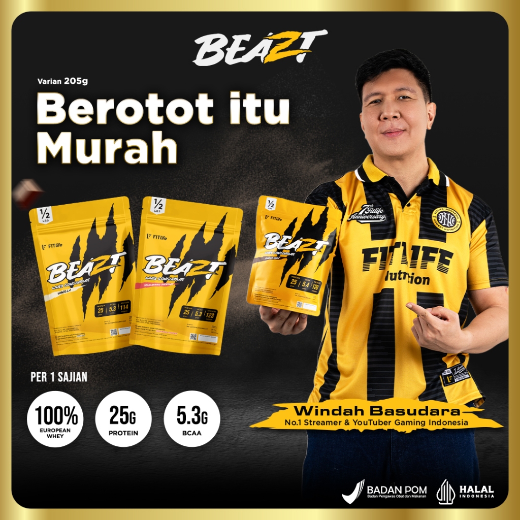 FITlife Beazt 205gr - Whey Protein Concentrate (Ex Wpro)