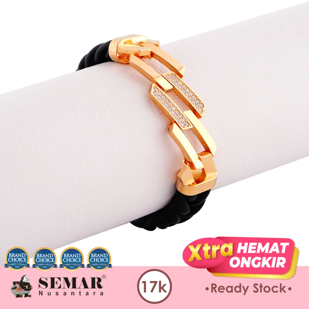 Gelang Emas Tali Velma Shine Gold 17K Semar Nusantara