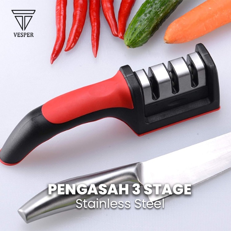 pengasah pisau dapur multifungsi / pengasah pisau serbaguna / pengasah pisau