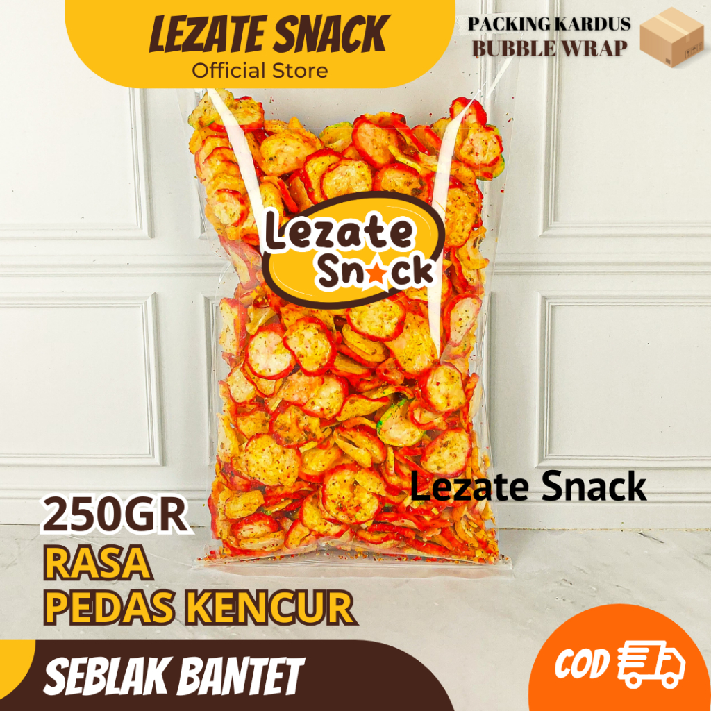 

Kerupuk Seblak Kering 250gr Renyah Enak Kiloan Gurih / Seblak Bantet Pedas/ Seblak Kiloan