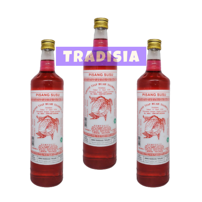 

Sirup Tjampolay Pisang Susu Sirop khas Cirebon 3 Botol