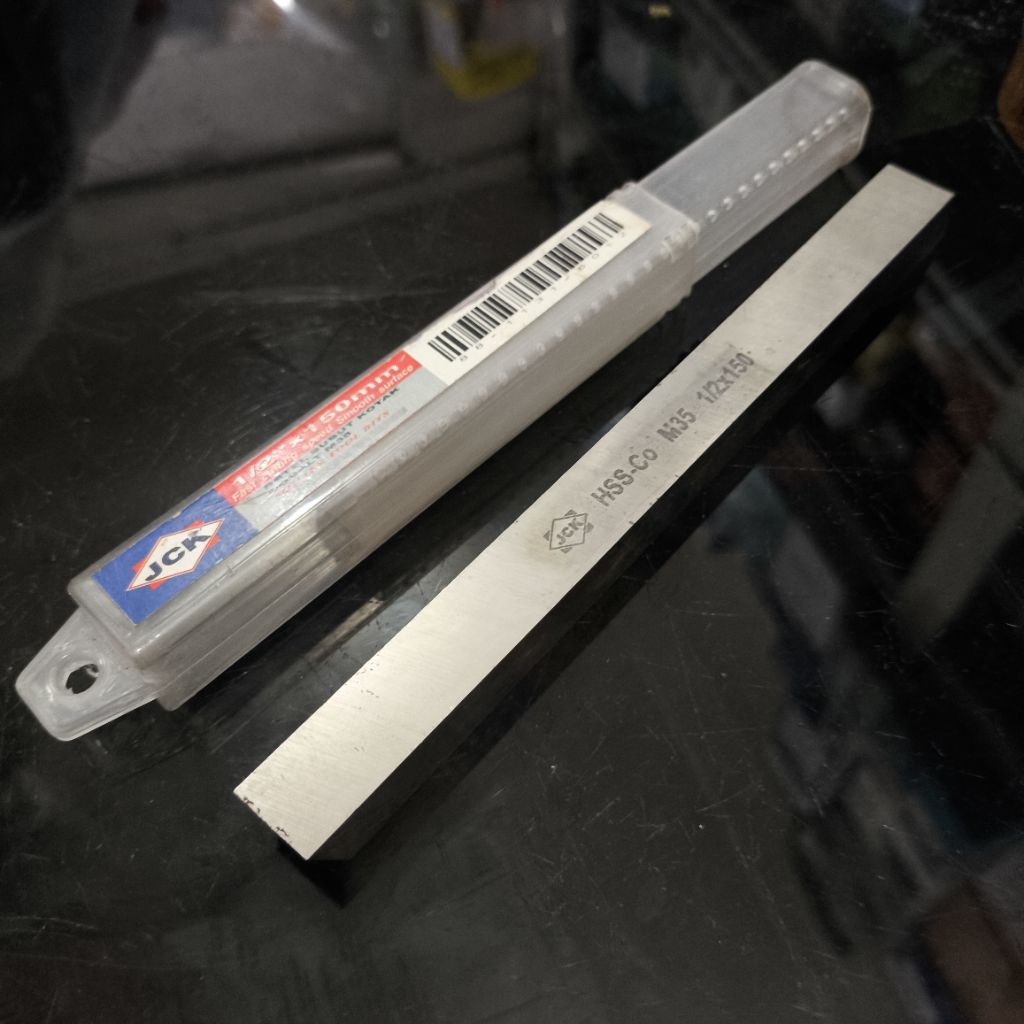 JCK MATA PAHAT BUBUT 1/2" X 150mm | BETEL BUBUT KOTAK COBALT M35 1/2"x6"