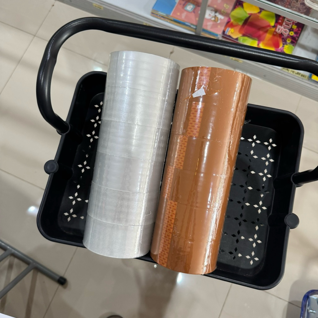 

[SLOP ISI 6] DAEGU Lakban Isolasi Bening / Cokelat OPP 2 inch (48mmx90yd) OPP Tape panjang 90 yard murah berkualitas