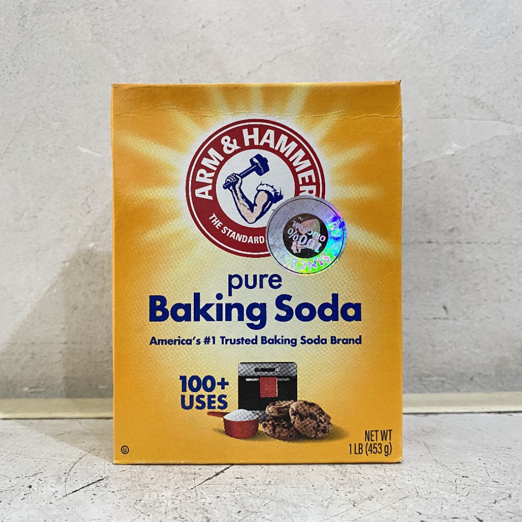 

Arm & hammer pure baking soda box 453 gram | baking soda | soda kue