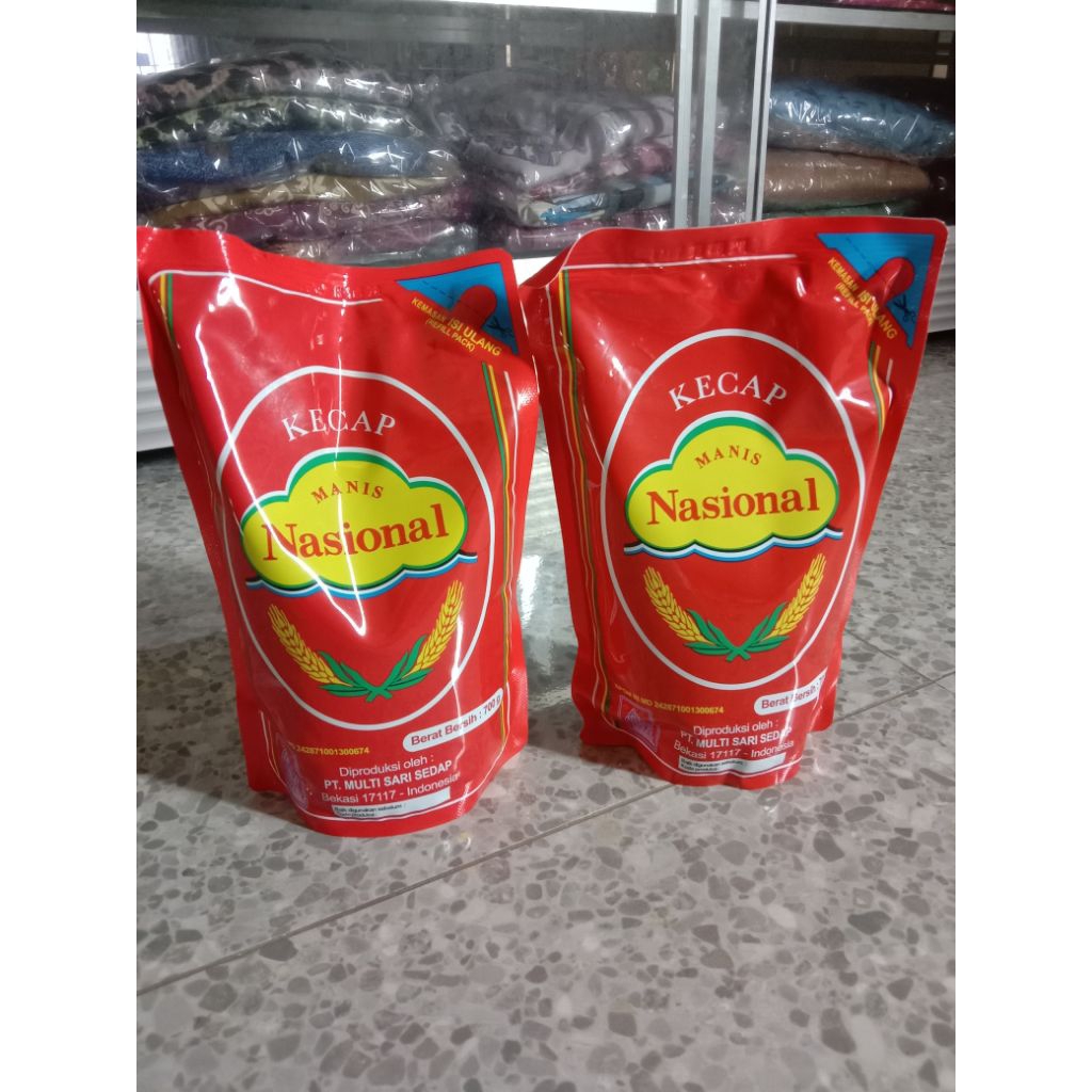 

Kecap Manis Nasional kemasan isi ulang 700 gram