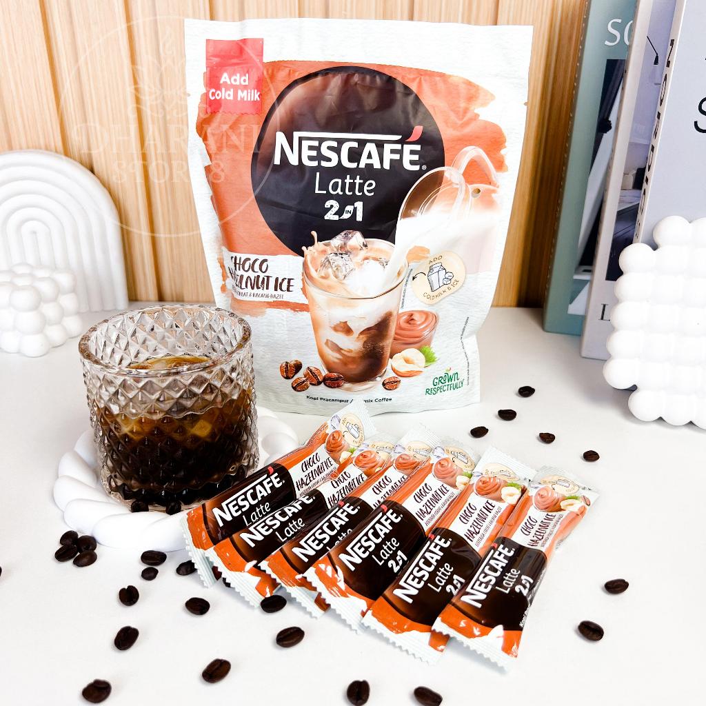 

[READY] Nescafee Latte Malaysia 2-1 Varian Choco Hazelnut Ice 1pcs Isi 15 Sachet