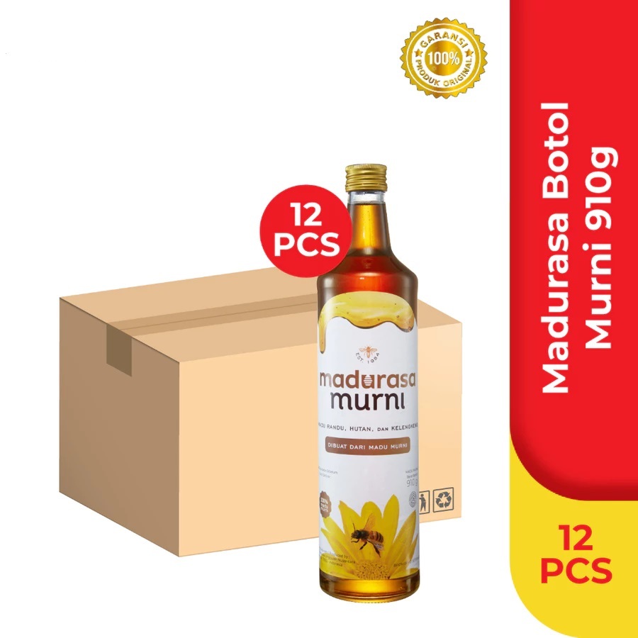 

1 Dus/12 botol madurasa murni 910 / madu murni madurasa