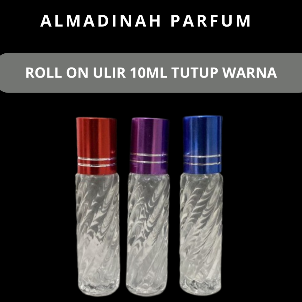(PERLUSIN) BOTOL PARFUM ROLL ON ULIR 10ML / BOTOL PARFUM ROLL ON 10ML