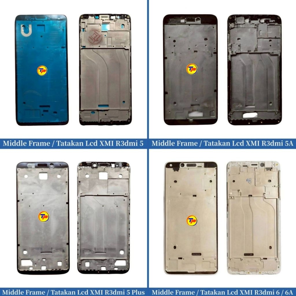 Middle Frame Tatakan Lcd XMI R3dmi 5  R3dmi 5A  R3dmi 5 Plus  R3dmi 6  R3dmi 6A