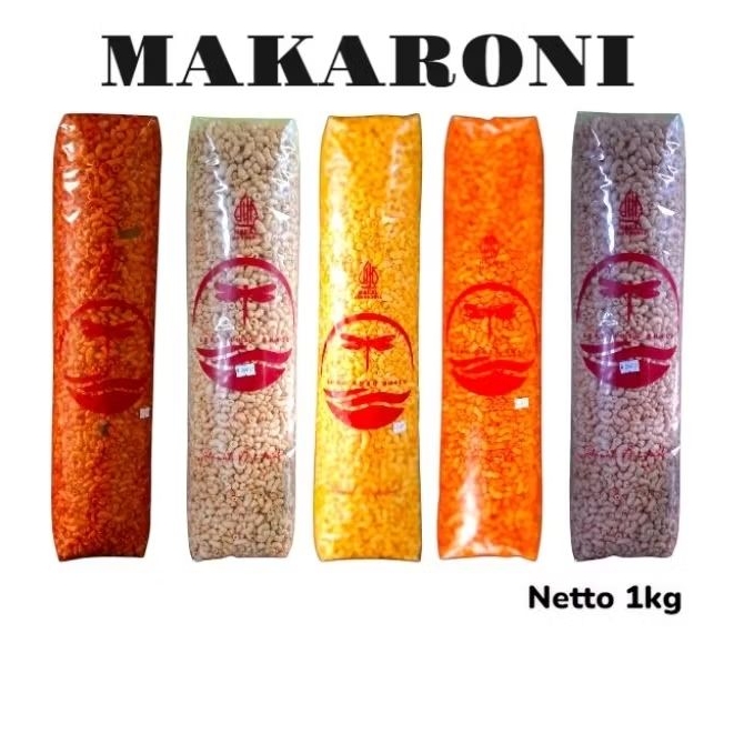 

1 BAL MAKARONI KRESS BANTAT KHAS SOLO 1KG - MAKARONI BANTET 1KG- MAKARONI PIPA BANTAT HALAL 6 VARIAN RASA, JAGUNG MANIS, JAGUNG BAKAR, ASIN GURIH, BALADO, BALADO PEDAS (PEDAS MANIS), PEDAS DAUN JERUK