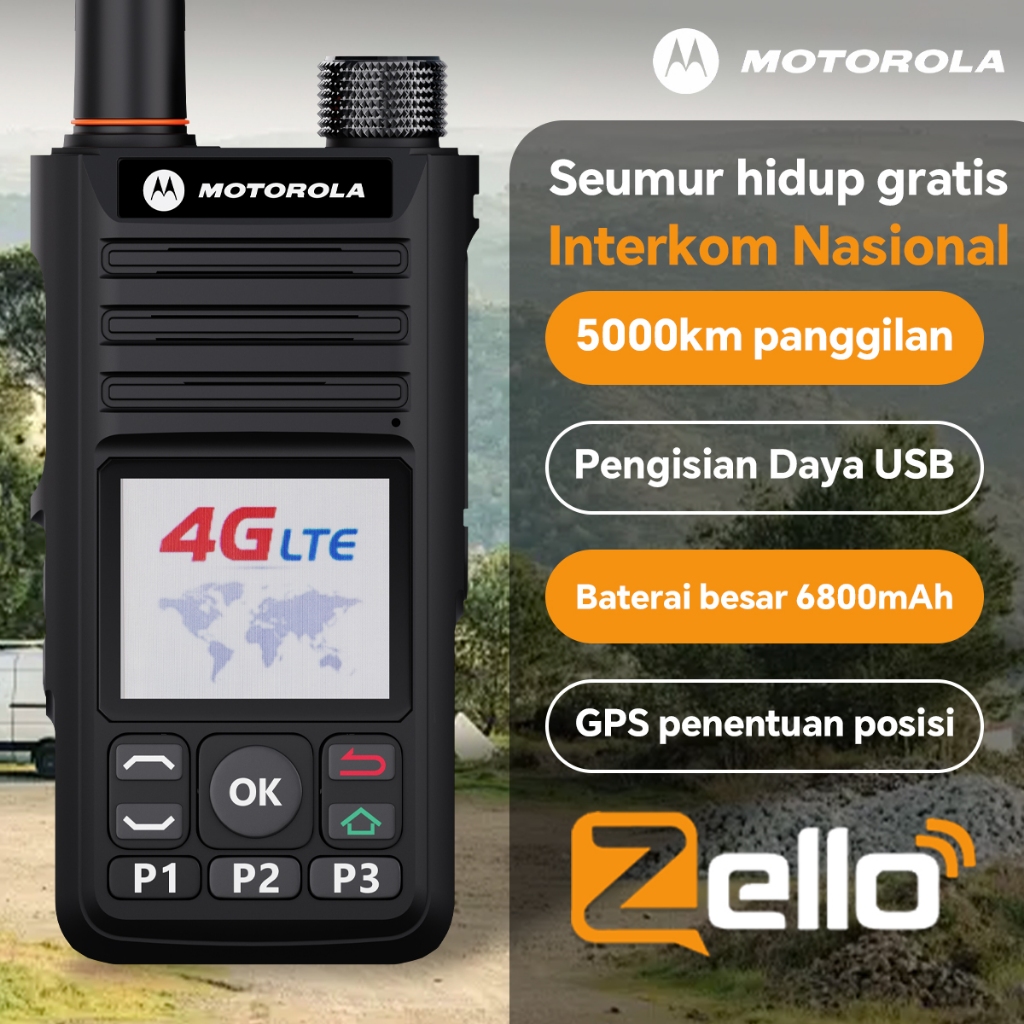 HT Motorola B7 Walkie Talkie RadioWalkie talkie jarak jauh 5000KM Walkietalkie anak Radio ht Radio U