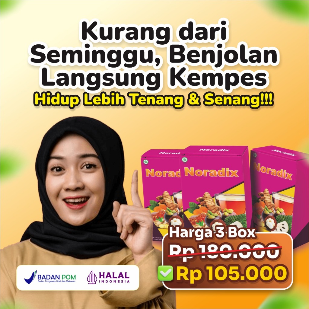 

3 BOX TEH NORADIX BANTU CEGAH KANKEN TUMOR