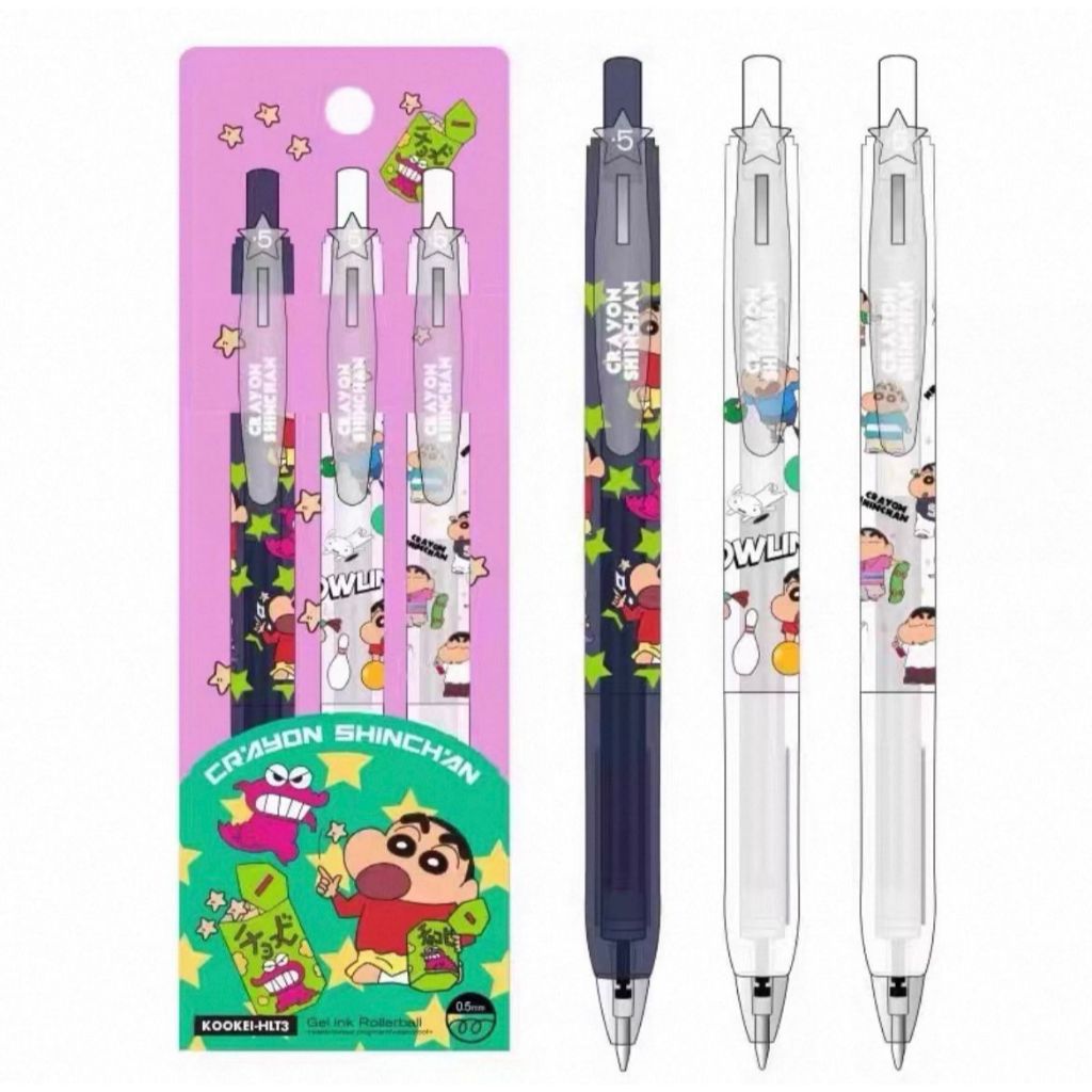 

Kookei Pen Shinchan Gel Pen 0.5 Set of 3