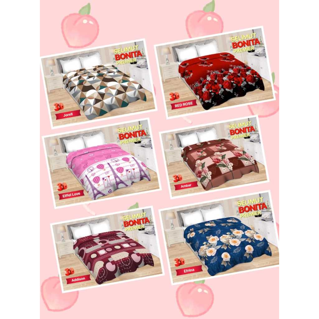 BONITA - SELIMUT BONITA PREMIER DEWASA 160X200CM ORIGINAL / SELIMUT BULU BESAR