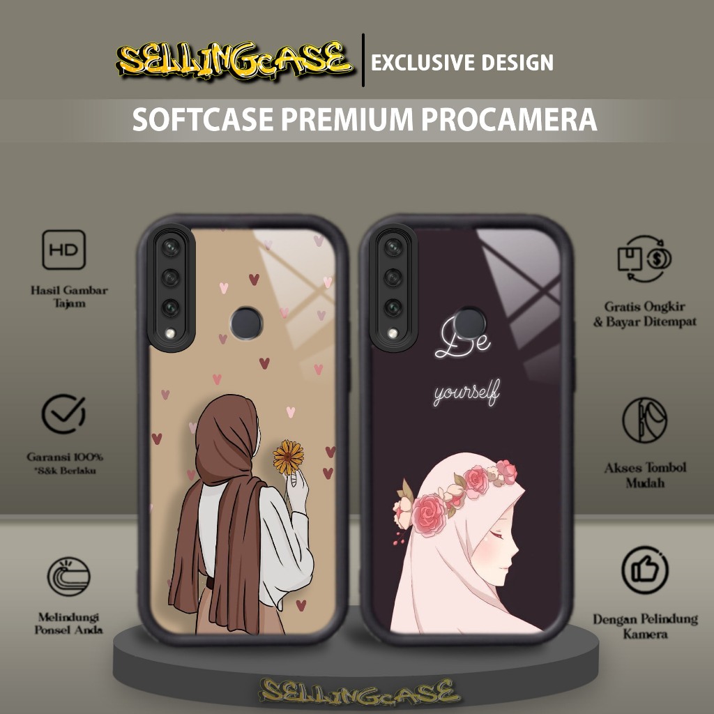 Case Premium Compatible For HUAWEI Y6P 2020 Motif [ HJAB ] Casing Softcase Glossy Anti Jamur