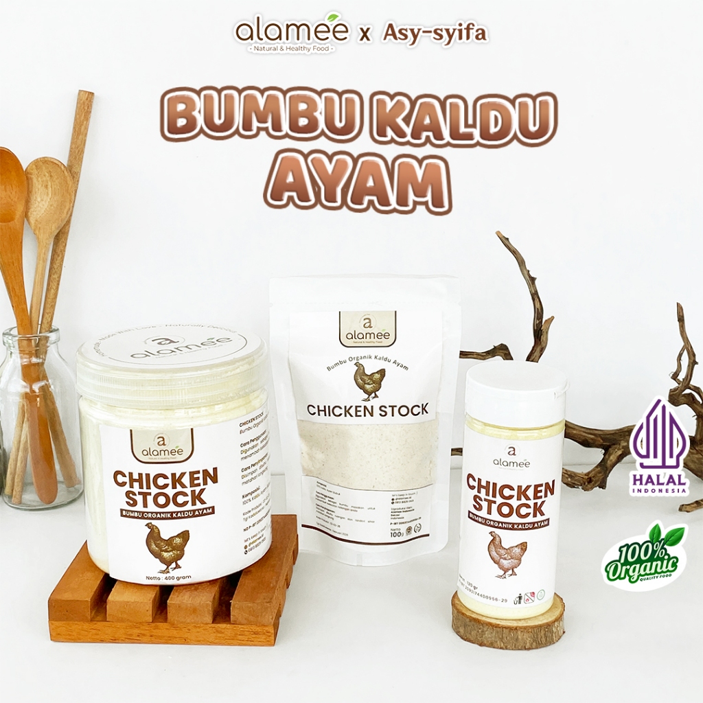 

KALDU BUBUK AYAM CHICKEN STOCK POWDER EXTRACT SEASONING ASLI BUMBU ORGANIK ALAMI