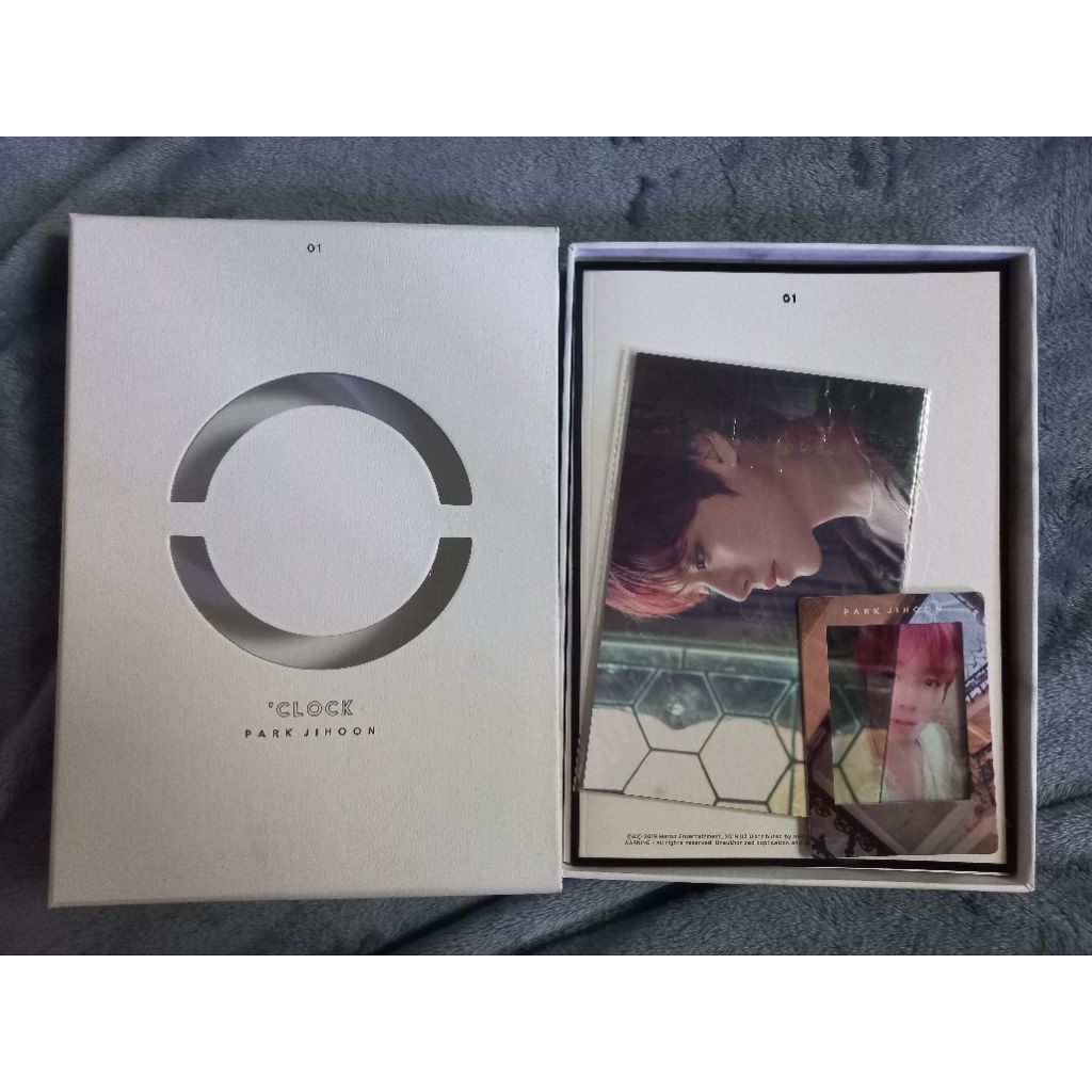 Park Jihoon Album unsealed Soloist Wanna One signed album (BACA DESKRIPSI)