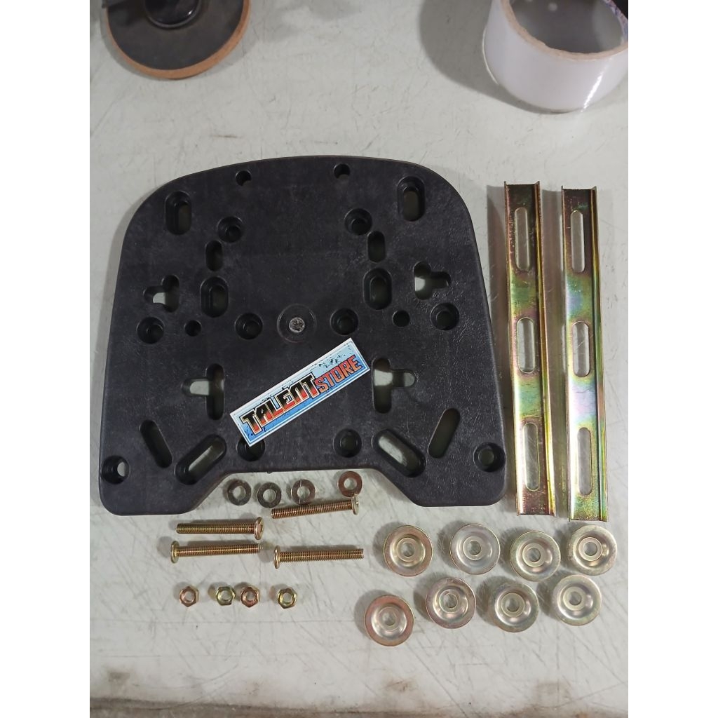 besplet dudukan box motor besplet baseplate belakang sepeda listrik universal