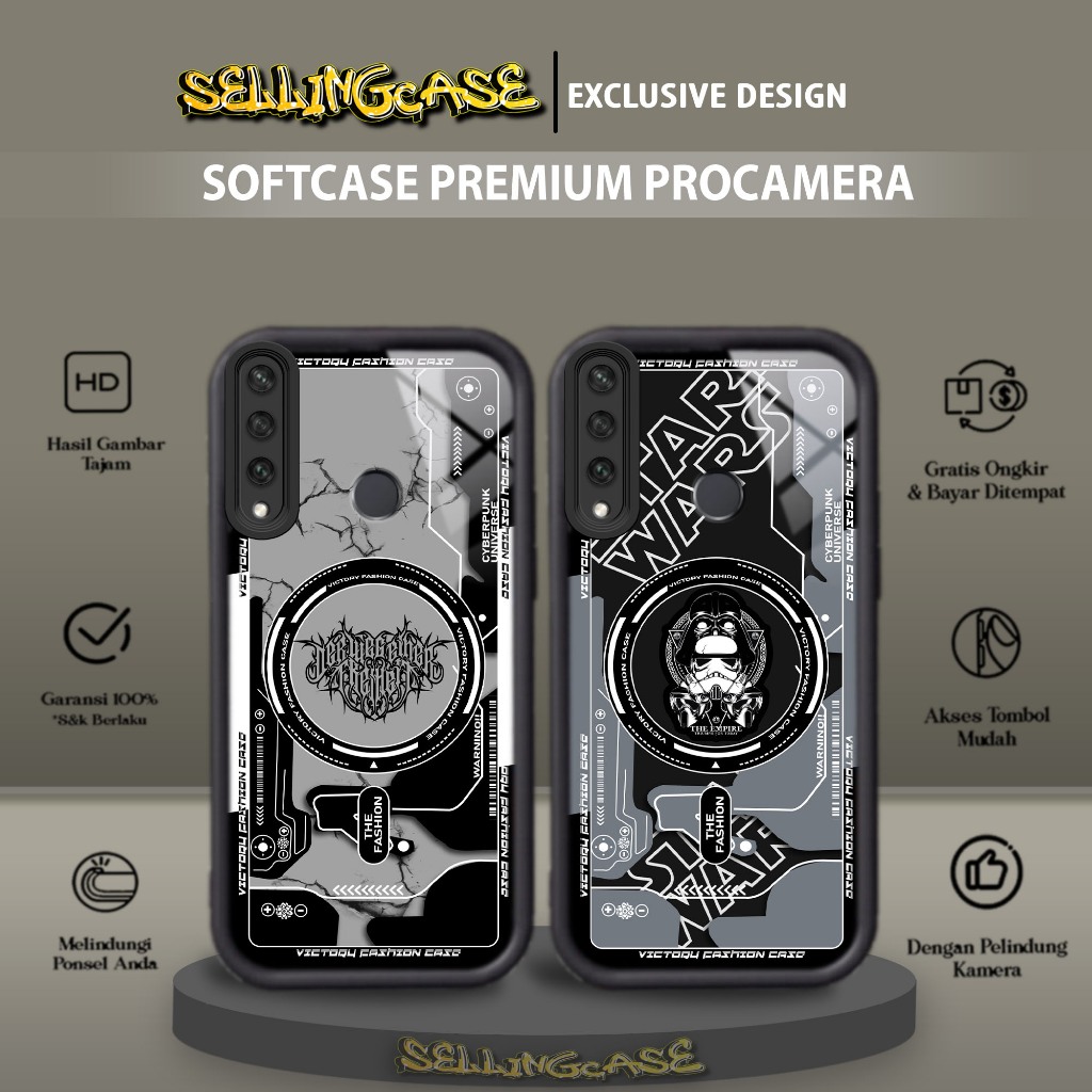 Case Premium Compatible For HUAWEI Y6P 2020 Motif [ MTRNL ] Casing Softcase Glossy Anti Jamur