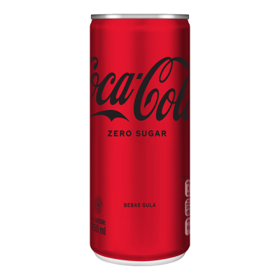 

Coca-Cola Zero Sugar Minuman Soda Rasa Kola Bebas Gula Kaleng 250 ml