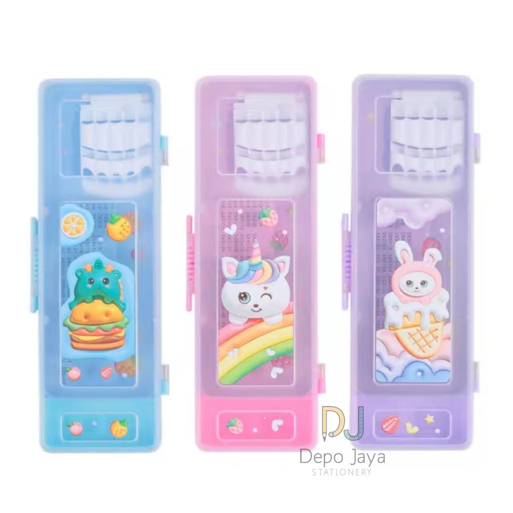 

PENSIL CASE/KOTAK PENSIL PLASTIK 35131-01