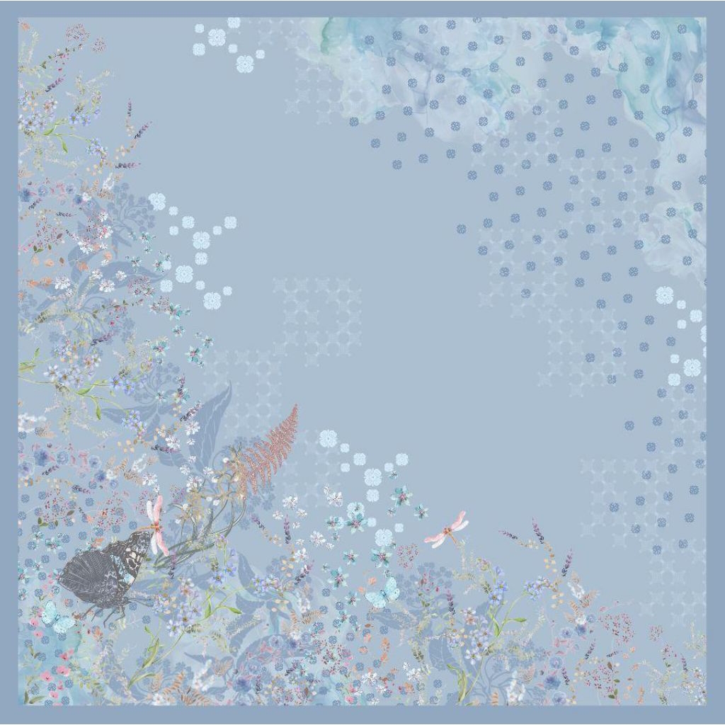 ZENOBIA/Scarft botanical by Zenobia/Scarft terbaru/Scarft elegant/Scarft premium