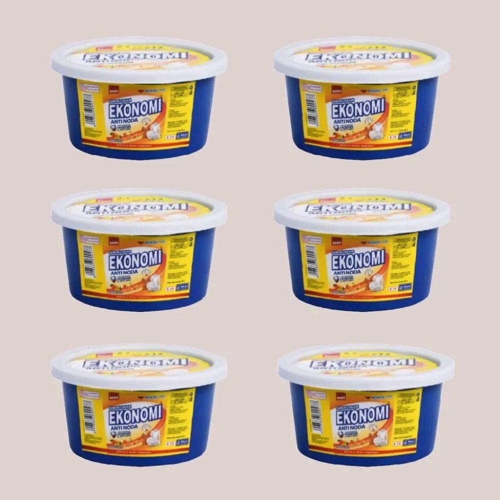 Isi 6 Pcs Ekonomi Sabun Colek POT 1/4 Cream Anti Noda 190gr