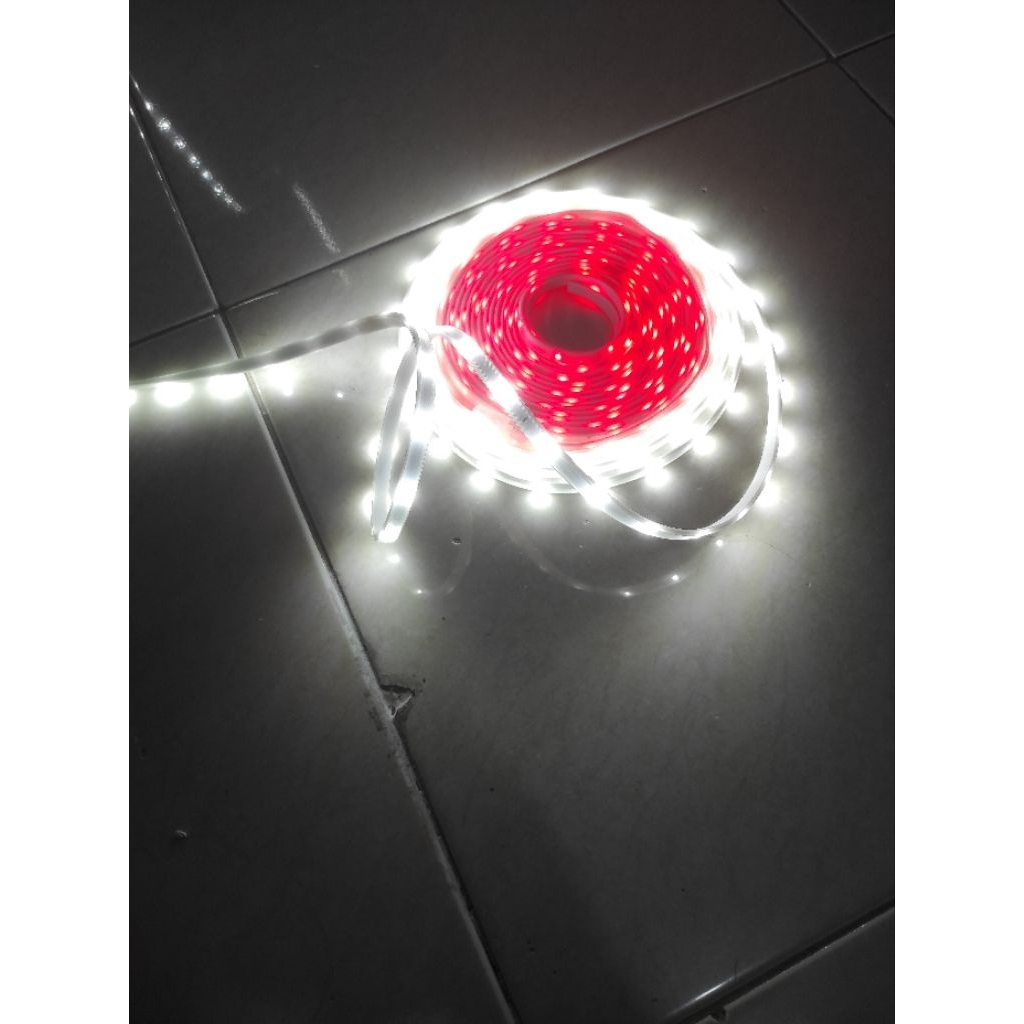 Paket lampu led strip merah putih 10M Lampu led strip merah putih 10 Meter