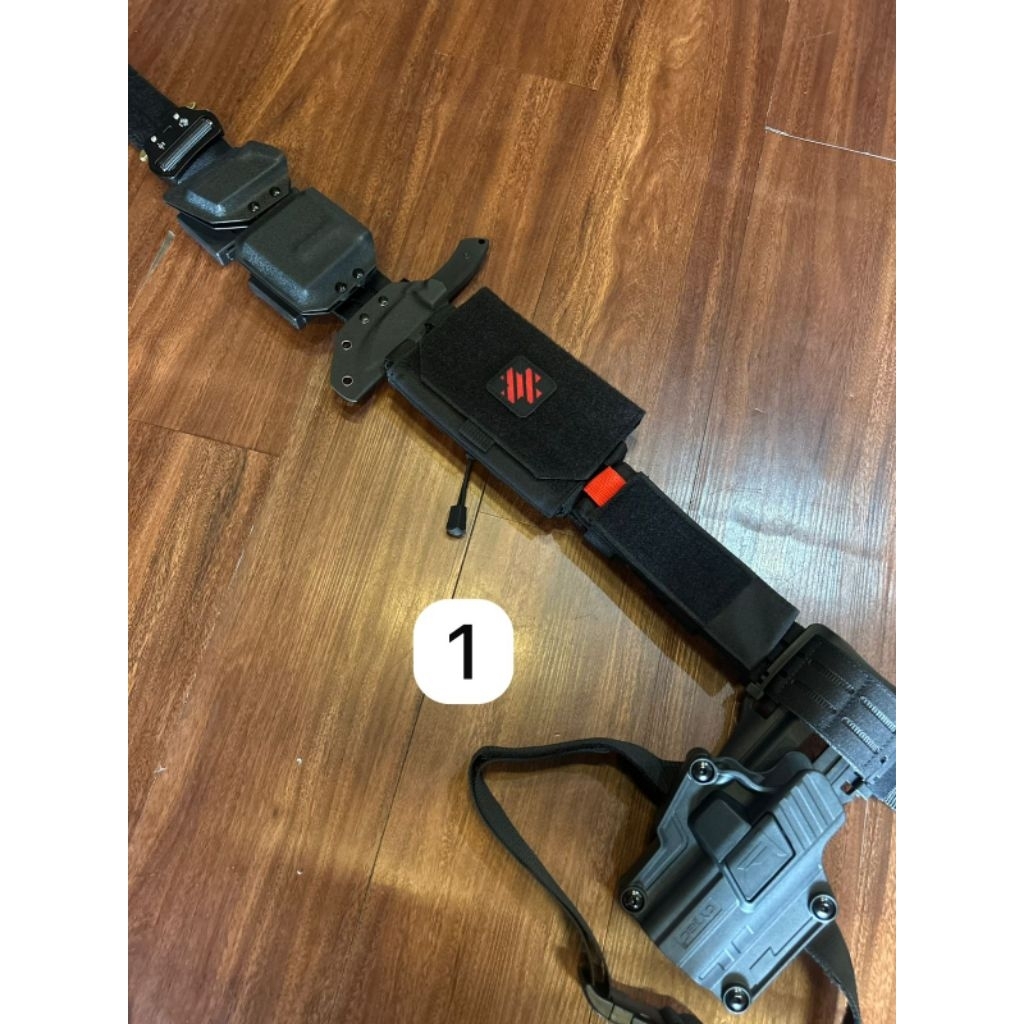 KOPEL SET TACTICAL HITAM / KOPEL TNI POLRI / KOPEL TACTICAL