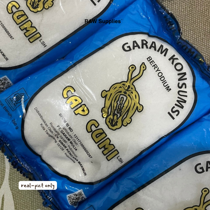 

Garam Masak Dapur Beryodium 250 g by GARAM CUMI | Garam Dapur, Garam Meja, Garam Masak