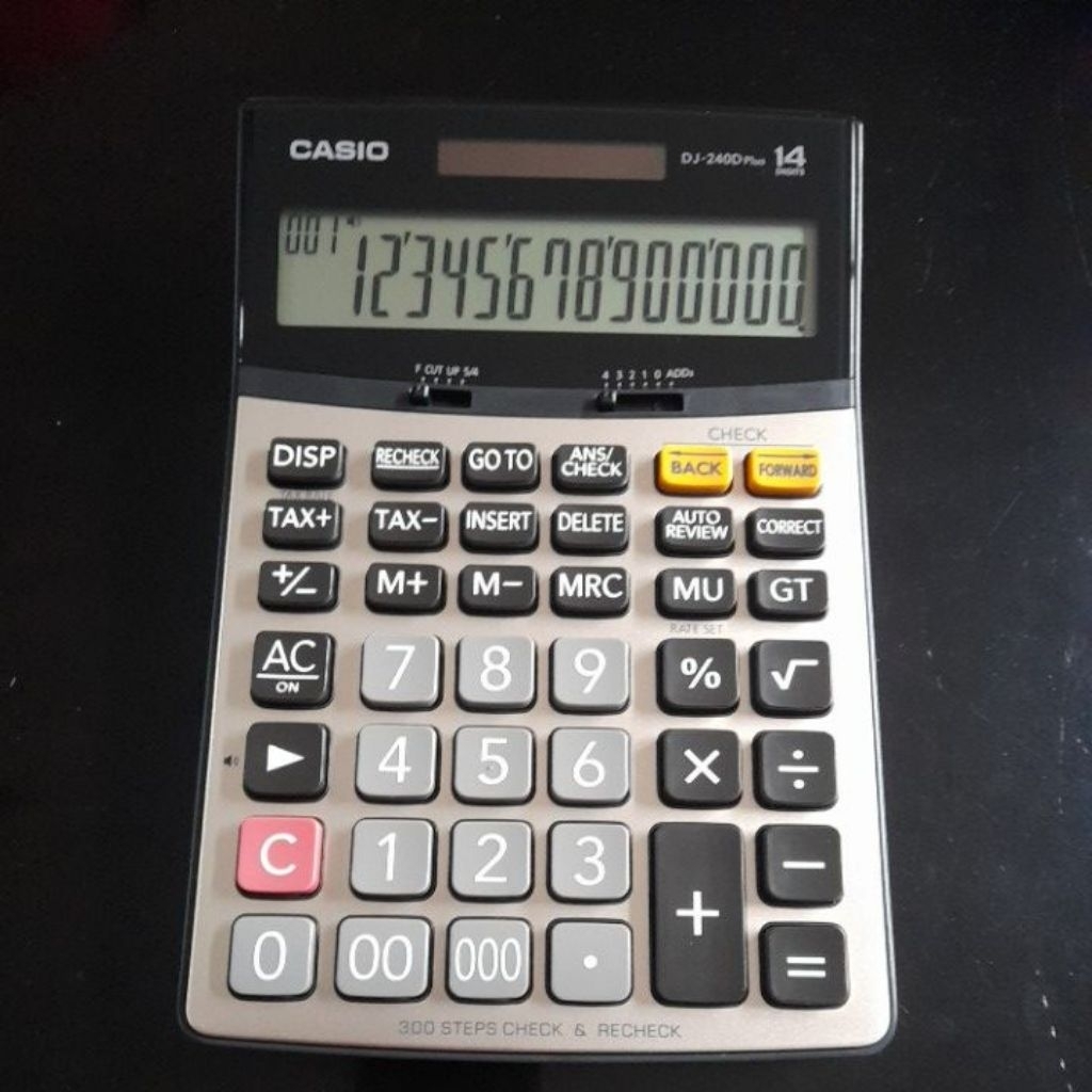 

Kalkulator Casio Dj 240 D Plus