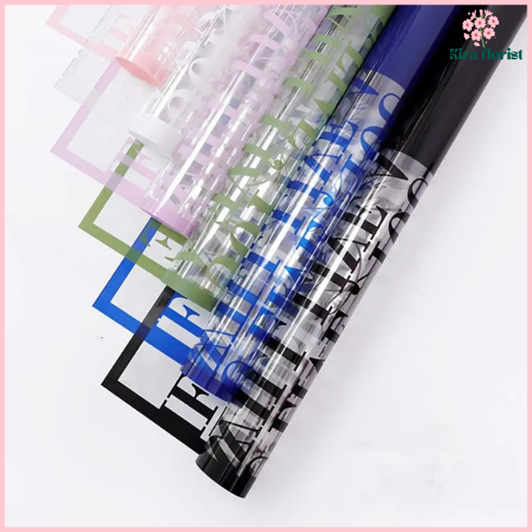 

Kertas Buket Bunga Transparan Flower Wrapping Paper Cellophane Transparan KB6124