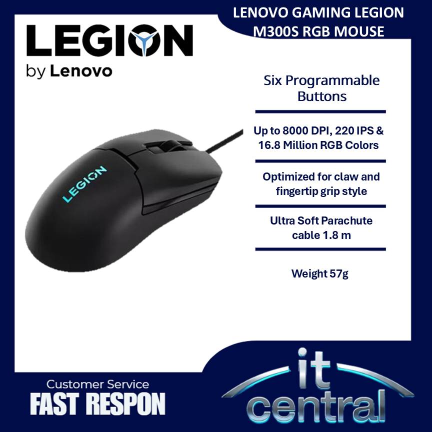 LENOVO GAMING LEGION M300S RGB MOUSE